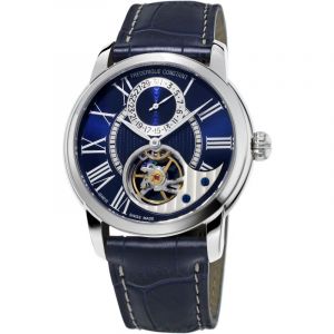 Frederique Constant Maunfacture Automatic  Stainless Steel 42mm Blue Round Dial Watch