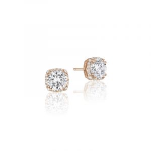 Tacori 18k Rose Gold Stud Earrings