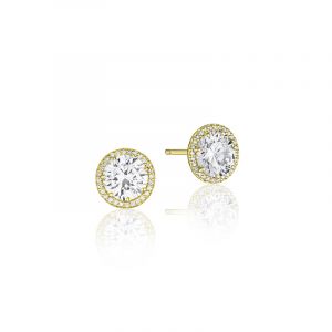 Tacori 18k Yellow Gold Stud Earrings