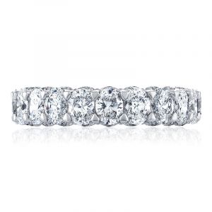 Tacori 18k White Gold RoyalT Eternity Wedding Band