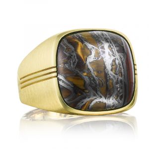 Tacori 18k Yellow Gold Legend Gemstone Men's Ring