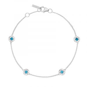 Tacori Sterling Silver Petite Gemstones Women's Bracelet