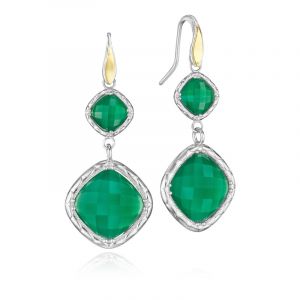 Tacori Sterling Silver Crescent Embrace Drop Earrings