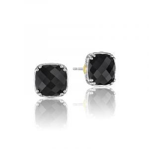 Tacori Sterling Silver Caissa Crescent Gemstone Earrings