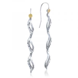 Tacori Sterling Silver Crescent Cove Drop Earrings