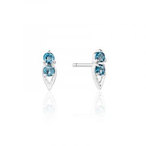 Tacori Sterling Silver Petite Gemstones Earrings