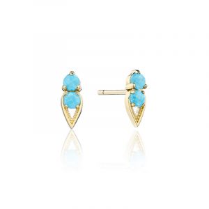 Tacori 14k Yellow Gold Petite Gemstones Earrings