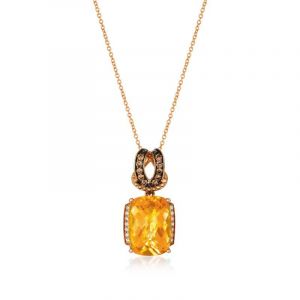 Le Vian Chocolatier® 14k Strawberry Gold Diamond & Gemstone Pendant