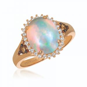 Le Vian Chocolatier® 14k Strawberry Gold Diamond & Gemstone Ring