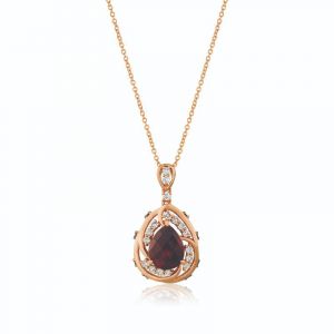 Le Vian Creme Brulee® 14k Strawberry Gold Diamond & Gemstone Pendant