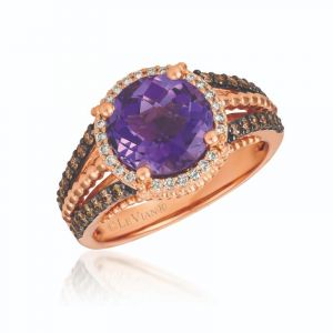 Le Vian Chocolatier® 14k Strawberry Gold Diamond & Gemstone Ring