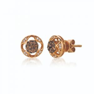 Le Vian Chocolate Diamonds® 14k Rose Gold Earrings