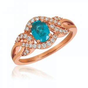 Le Vian Berrylicious Blues 14k Rose Gold Ring