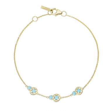 Tacori 14k Yellow Gold Petite Gemstones Women's Bracelet