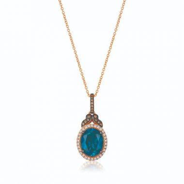 Le Vian Chocolatier® 14k Strawberry Gold Diamond & Gemstone Pendant