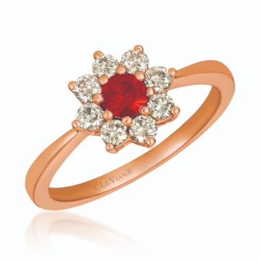 Le Vian Berrylicious Reds 14k Rose Gold Ring